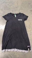 Gilligan O'Malley Black Lace Trim Nightgown