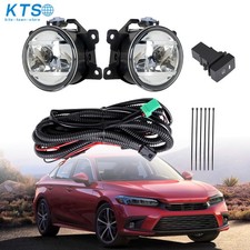 For Honda Civic Sedan 2017-2021 Front Led Fog Lights Wcable Switch Leftright