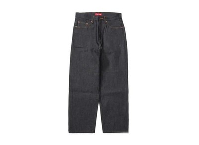 806627 Supreme Baggy Selvedge Jeans (26SS) ''Rigid Indigo''