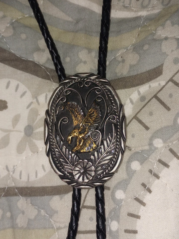 Corbata bolo águila nativa americana Foto 2 de 4