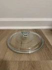Vintage PYREX G-1-C Corning Ware Round Clear Glass Replacement Lid 9" Vintage