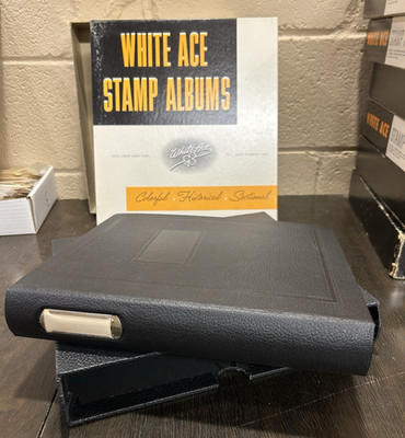 White Ace Dual Purpose Binder & Dust Case # 100H in original box NOS as shown