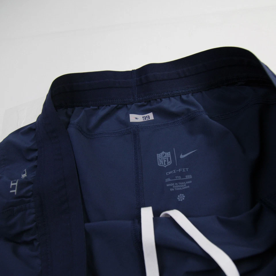Pantalones Cortos de Práctica Dri-Fit de los New England Patriots Nike NFL On Field Para Hombre Azul Marino Usados Foto 4 de 4