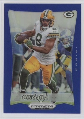 2024 Panini Prizm Deca Blue Prizm 14/149 Josh Jacobs #110 7px