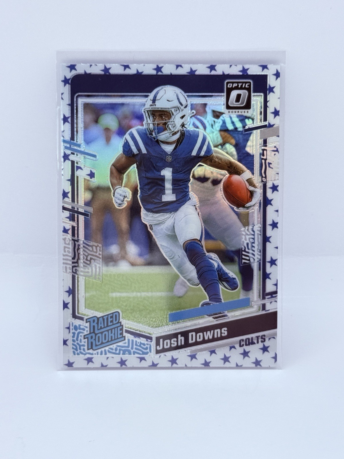 2023 Panini Donruss Optic - Rated Rookie Josh Downs #248 Stars Prizm (RC)
