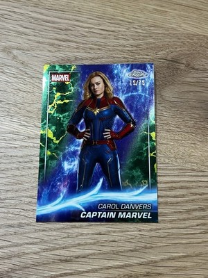 2025 Topps Marvel Chrome Studios Captain Marvel 15/75