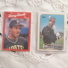 Barry Bonds Baseball Cards   2 For 1  . Great Condition