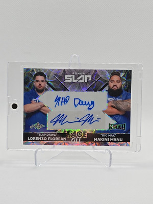 Lorenzo Florean/Makini Manu Power Slap DUAL AUTO /25 FACE OFF 
