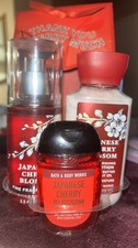 Bath  Body Works Japanese Cherry Blossom Travel Set.