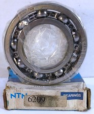 1 NEW NTN 6209 45X85X19mm 1 ROW RADIAL DEEP GROOVE BALL BEARING NIB MAKE OFFER 