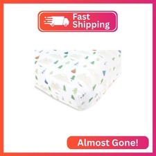 Amazing Baby Cotton Muslin Fitted Crib Sheet, Outdoor Adventure