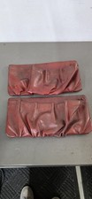 1973-1980 Chevy Gmc Truck Suburban Blazer Red Door Panel Map Pockets Saddle Bags
