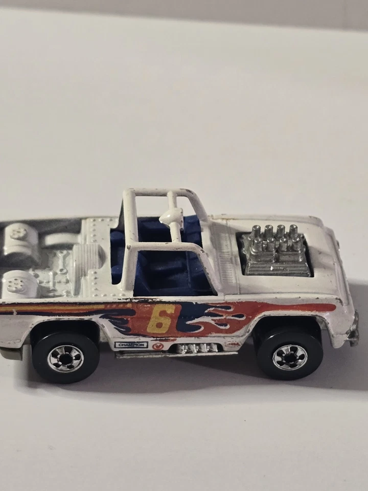 Hot Wheels Flying Colors Baja Bruiser Blanco 1973 Mattel Hong Kong Foto 3 de 4