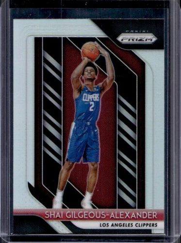 2018-19 Panini Prizm Shai Gilgeous-Alexander Prizm Silver RC #184 Clippers