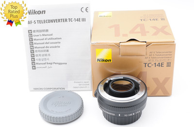 Nikon AF-S Teleconverter TC-14E III 1.4x【UNUSED!! in BOX】JAPAN #616