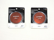 Lot of 2 COVERGIRL Clean Pressed Powder 135 Medium Light 130 Classic Beige