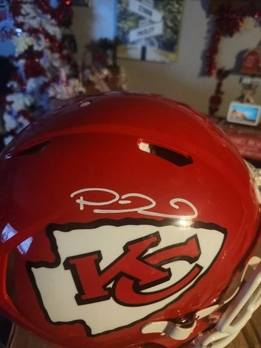 Patrick Mahomes II Authentic Signed Full Size Chiefs Helmet Beckett Cert.