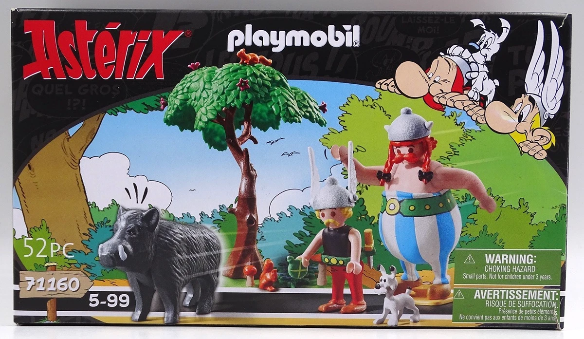 Playmobil 39513 – Personaggi Asterix E Obelix Con Piccolo Gallo E Portatarga – Usato Ma In Buone Condizioni - Foto 4