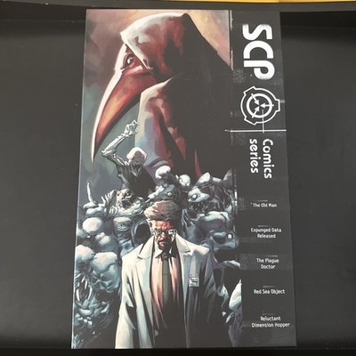 SCP Foundation Comics Series Box Set Pins Stickers Kickstarter Aloha Comics