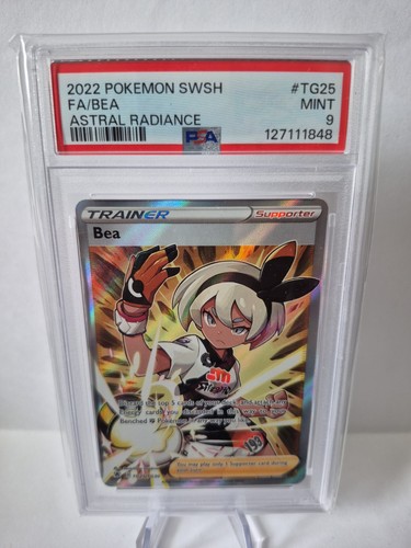 PSA 9 Bea TG25/TG30 Full Art Trainer Gallery Astral Radiance Pokemon