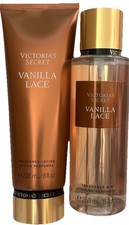 Victorias Secret Vanilla Lace Fragrance Body Mist  Lotion 2pc Set Full size