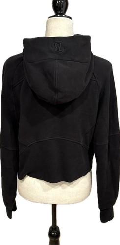 Lululemon XS/S Black Pullover W3DM4S Scuba Oversized Half Zip - Picture 2 of 10