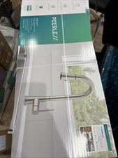 Peerless, Single Handle Kitchen Faucet, Stainless Steel, P7947LF-SS-