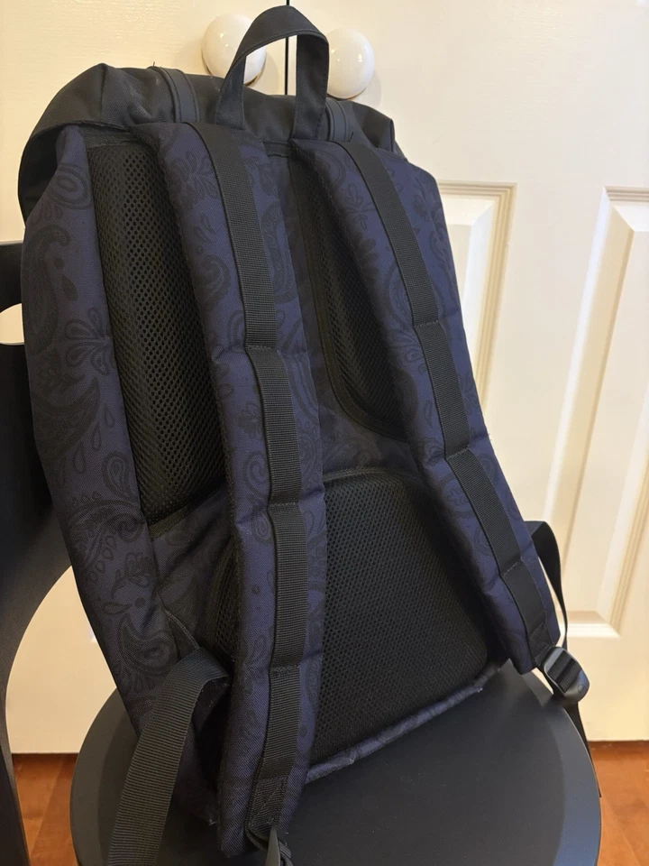 Herschel Little America Backpack Paisley Peacoat Navy Blue (Rare Color) - Image 2 of 4