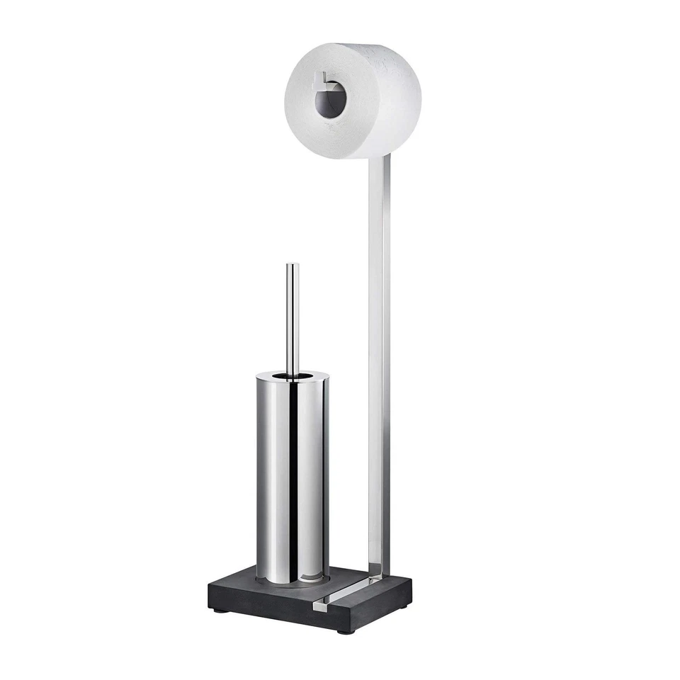 Mayordomo de inodoro, pulido, acero inoxidable_acero, plata, antracita, H 64,5 cm, B 15... Foto 2 de 4
