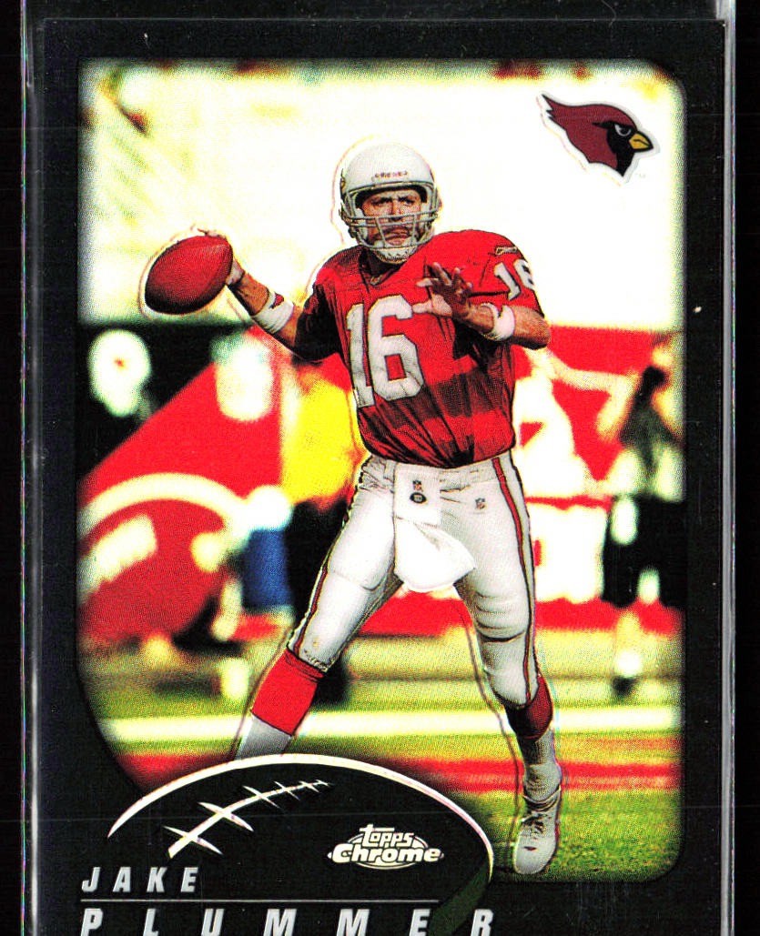 2002 Topps Chrome #2 Jake Plummer Black Refractor #/599