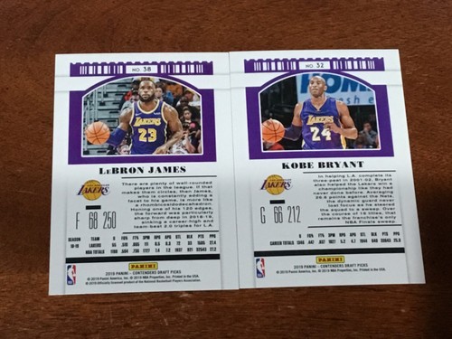 2019-20 CONTENDERS DRAFT PICKS YOU U PICK VARIATIONS 1-50 KOBE LEBRON - Picture 2 of 2