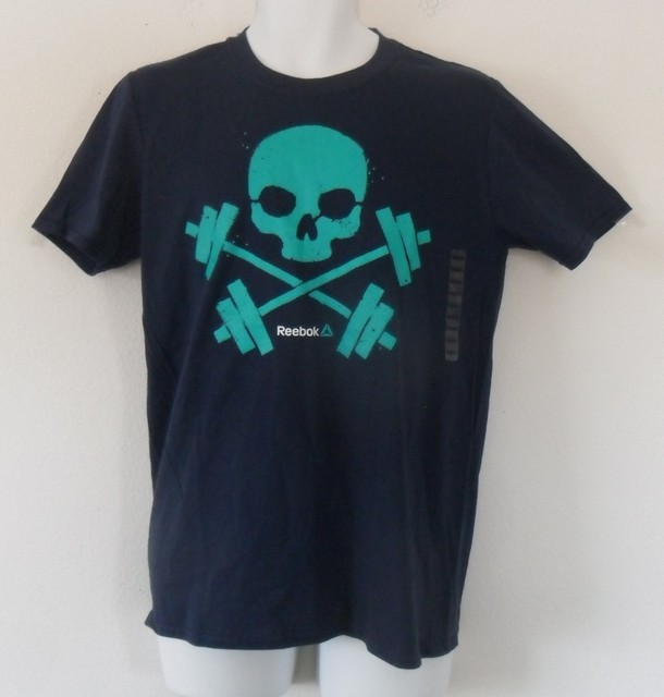 Reebok Barbell Skull Tee One Running 