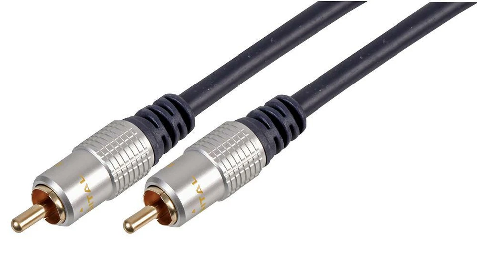 RCA Composite Cable OFC Phono Cable to Single Phono Male Audio Lead 1.5m to 10m - Image 2 of 3
