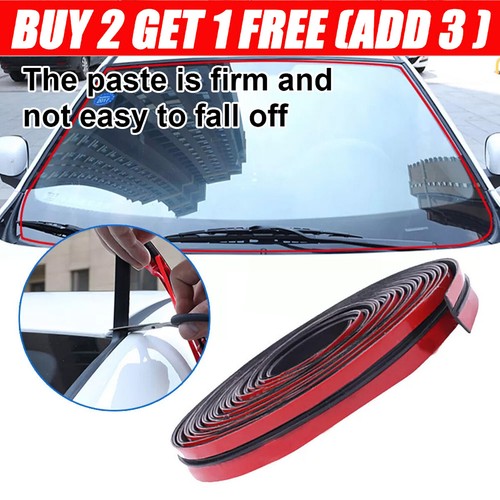 2M Car Windshield Roof Rubber Seal Strip Noise Insulation - Foto 3
