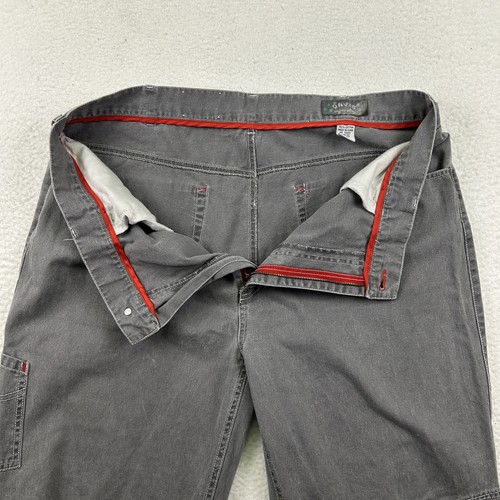 Orvis Trout Bum Pants Mens 40x32 Gray Utility Carpenter Relaxed Fit Outdoor - Picture 9 of 16