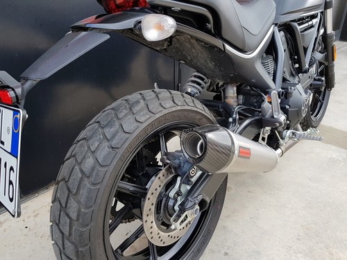 MassMoto Exhaust SlipOn Silencer Evo Titan Ducati Scrambler 400 Sixty2 2017-2019 - Picture 3 of 3