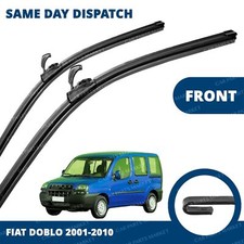 Front Windscreen 22" 18" Flat Aero Wiper Blades Pair for Fiat Doblo 01-10