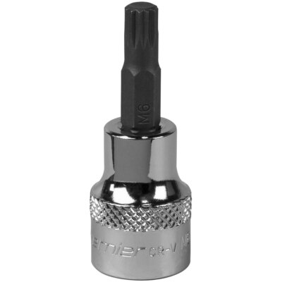 Sealey SBS004 Spline Socket Bit M6 3/8''Sq Drive