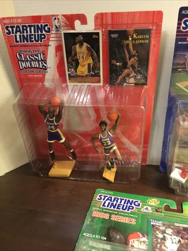 1997, 98, 99 Starting Lineup Classic Double Kareem, Joe Namath, Mark McGwire New - Picture 2 of 10