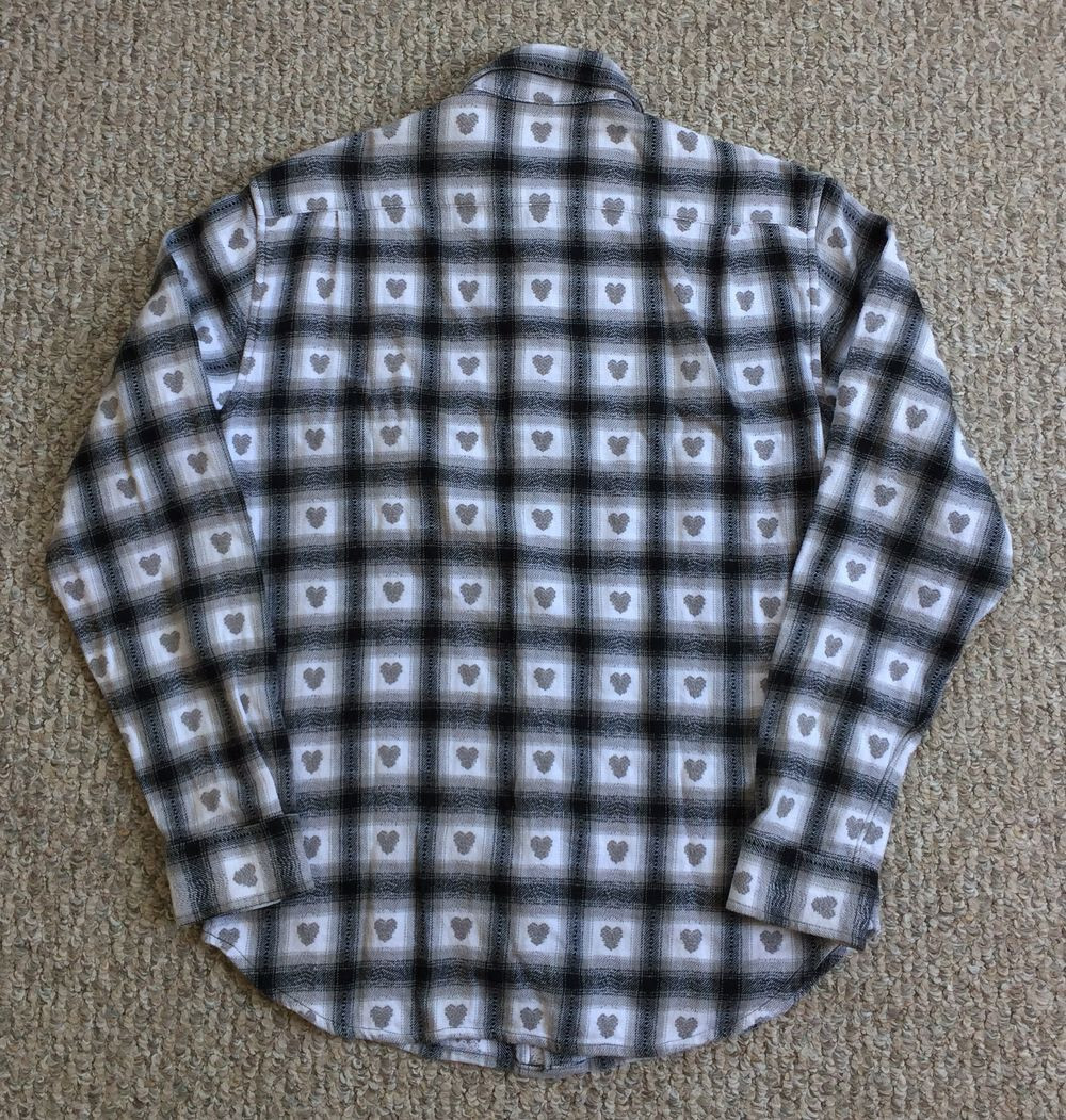 S/S 2016 Supreme Hearts Flannel Shirt size small | eBay
