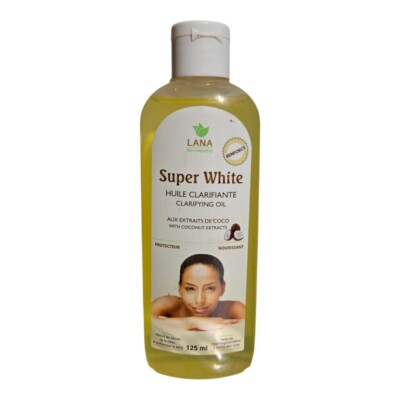 Lana Super White Clarifying Oil 125mlX1. For Even Skin Tone. 100%