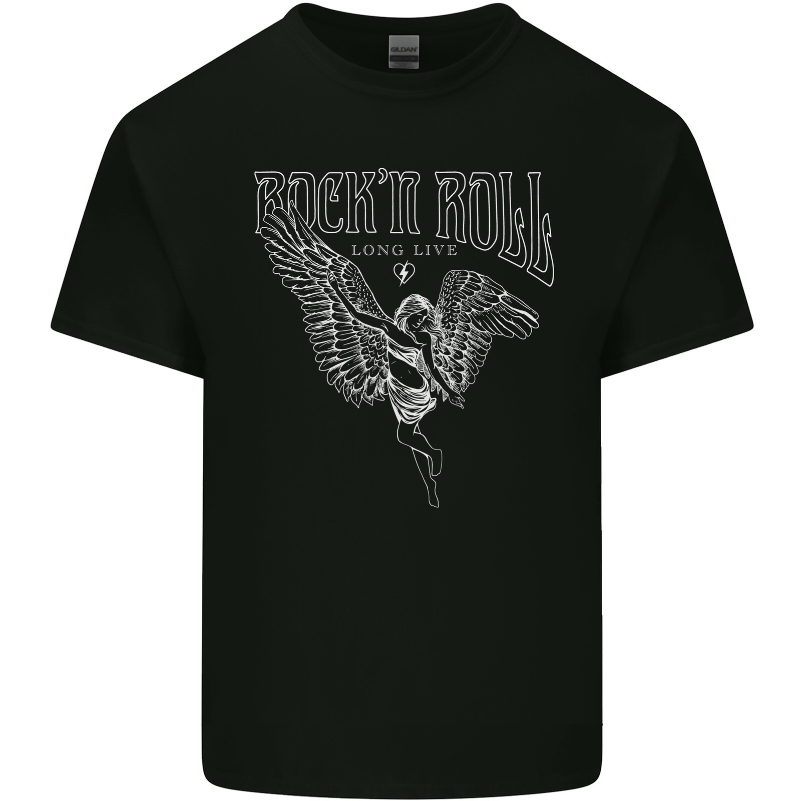Rock N Roll Ángel Niños Camiseta Niños