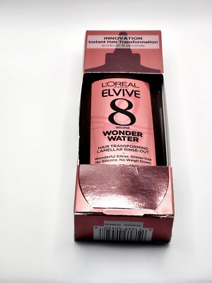 L'oreal Paris Elvive 8 Second Wonder Water~ 6.8 oz~ Hair Transforming Rinse Out