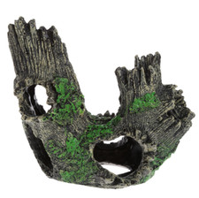 Aquarium landscaping fish shrimp shelter simulated sunken wood hollow tree hole