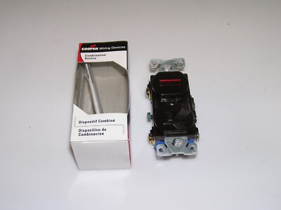 COOPER WIRING DEVICES 294B - BOX COMBINATION 3- WAY SWITCH AND PILOT ...