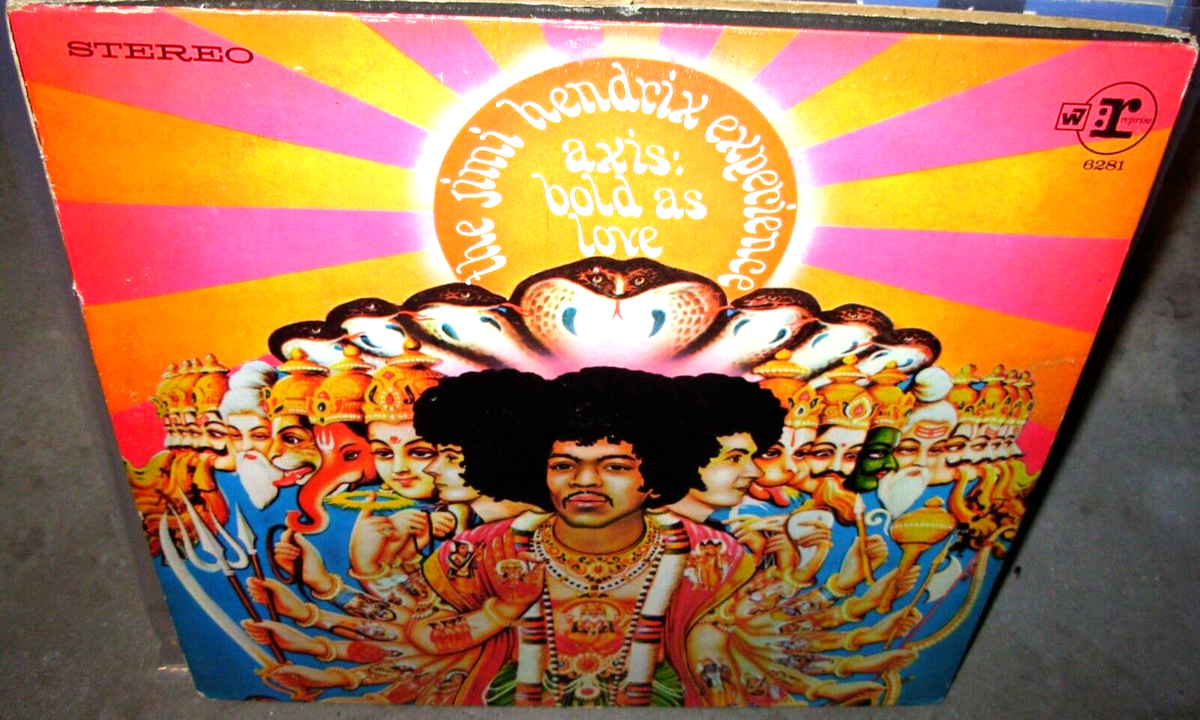 JIMI HENDRIX axis bold as love ( rock ) stereo tricolor | eBay