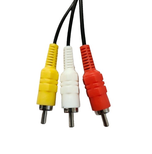 Câble TV AV PlayStation 1, 2, 3 PS One PS1 PS2 PS3 6 RCA - Noir