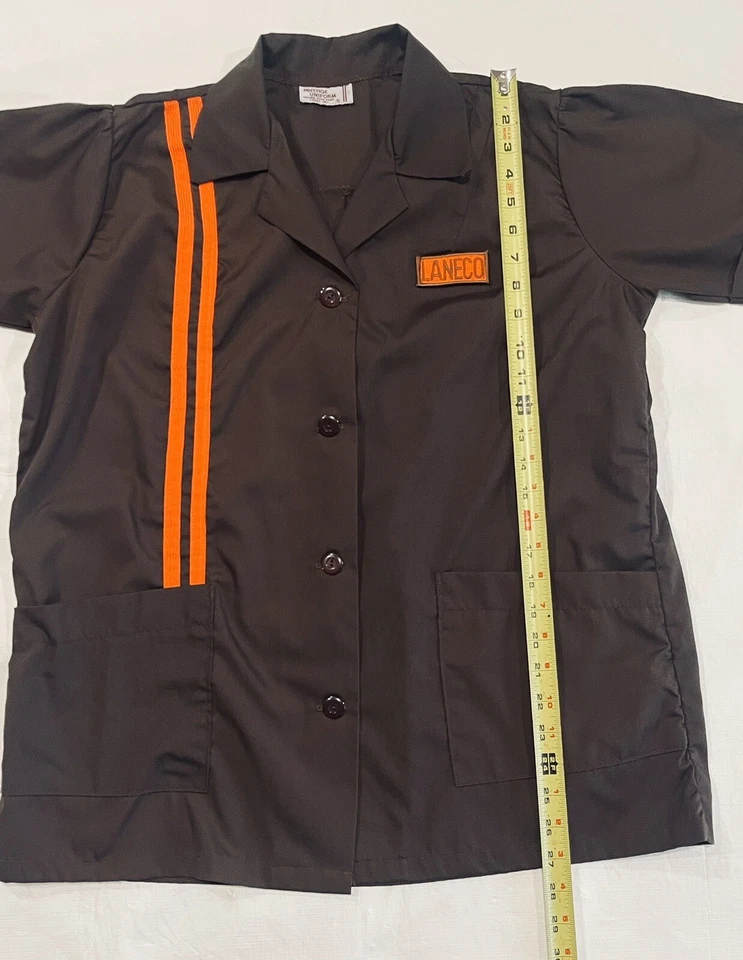 Camisa Uniforme Vintage LANCO Supermercado Prestige Calzoncillo Mujer Pequeña Foto 3 de 4