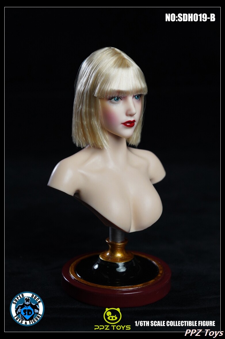 1/6 Super Duck Action Figure Female Head Sculpt SDH019-B For
