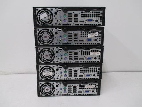 5x HP Compaq Elite 8000 USDT C2D E8400 3.00GHz 4GB 500GB HDD No OS w/ AC - Picture 3 of 12
